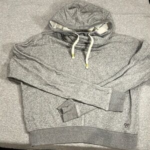 TNA grey cowl neck hoodie, size medium.